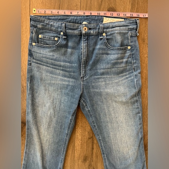 Rag & Bone Nina High Rise Ankle Flare in Poppy Size 31 - Picture 11 of 12